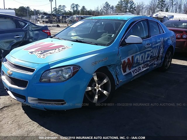 1G1ZC5EU8BF168128 - 2011 CHEVROLET MALIBU 1LT 浅蓝色 照片 6