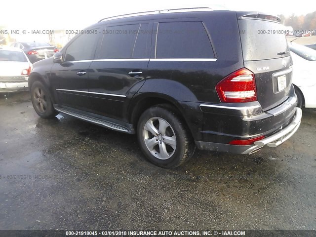 4JGBF7BE9CA774492 - 2012 MERCEDES-BENZ GL 450 4MATIC BLACK photo 3