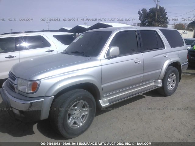 JT3HN86R210346792 - 2001 TOYOTA 4RUNNER SR5 GRAY photo 2