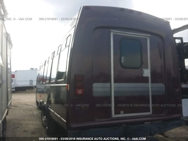 1FDKE30MXPHB03819 - 1993 FORD E350 BURGUNDY photo 3