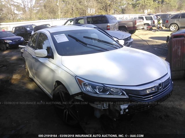 1HGCR2F54GA116504 - 2016 HONDA ACCORD SPORT 白色 照片 1