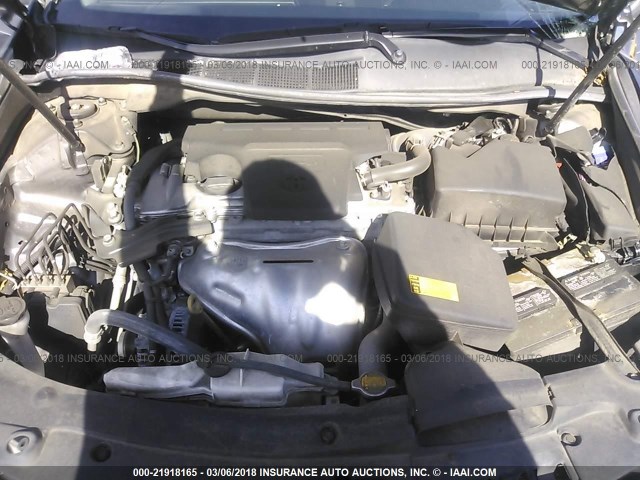 4T4BF1FK0ER441005 - 2014 TOYOTA CAMRY L/SE/LE/XLE GRAY photo 10