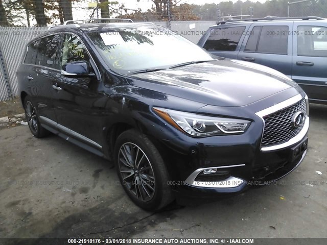 5N1AL0MM3GC511151 - 2016 INFINITI QX60 Dark Blue photo 1