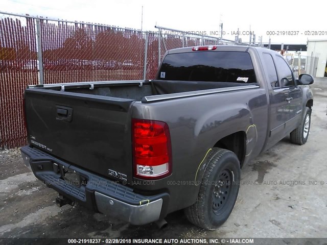 1GTEC19027Z606900 - 2007 GMC NEW SIERRA C1500 BROWN photo 4