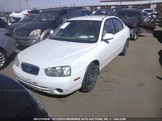 KMHDN45D63U517138 - 2003 HYUNDAI ELANTRA GLS/GT Ağ foto 2