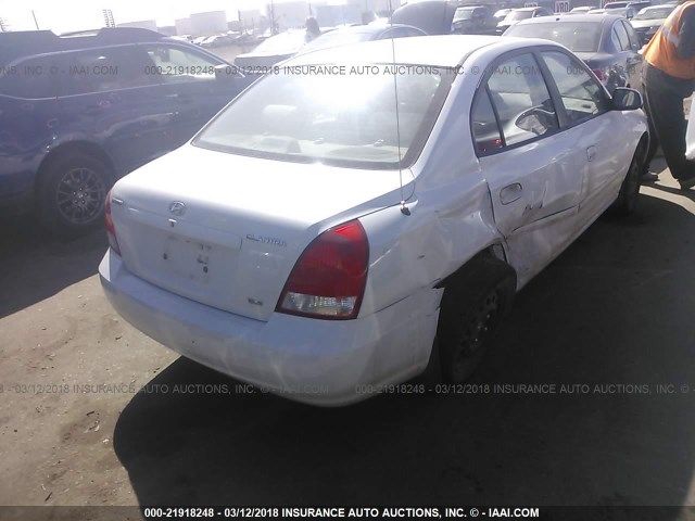 KMHDN45D63U517138 - 2003 HYUNDAI ELANTRA GLS/GT Ağ foto 4