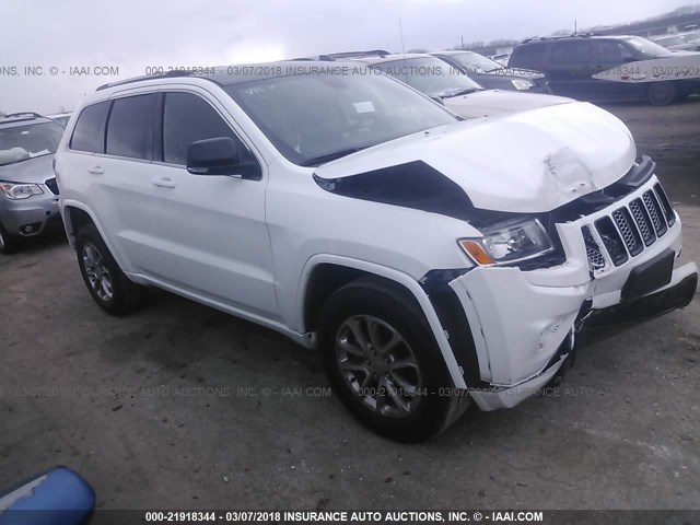 1C4RJFBG4FC725626 - 2015 JEEP GRAND CHEROKEE LIMITED WHITE photo 1