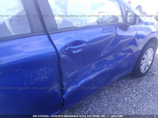 3N1CE2CP4GL360780 - 2016 NISSAN VERSA NOTE S/S PLUS/SV/SL/SR BLUE photo 6