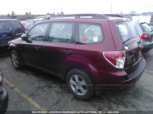 JF2SH6BC3AG805464 - 2010 SUBARU FORESTER XS Qırmızı foto 3