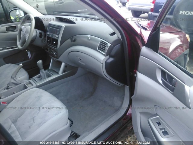 JF2SH6BC3AG805464 - 2010 SUBARU FORESTER XS Qırmızı foto 5