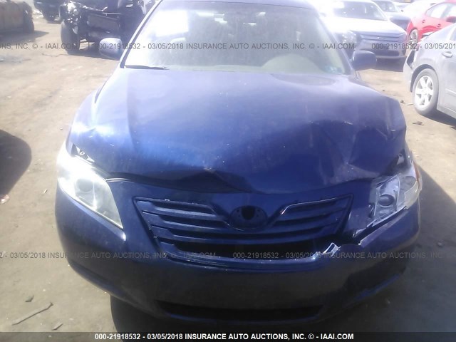 4T1BE46K89U358376 - 2009 TOYOTA CAMRY SE/LE/XLE BLUE photo 6