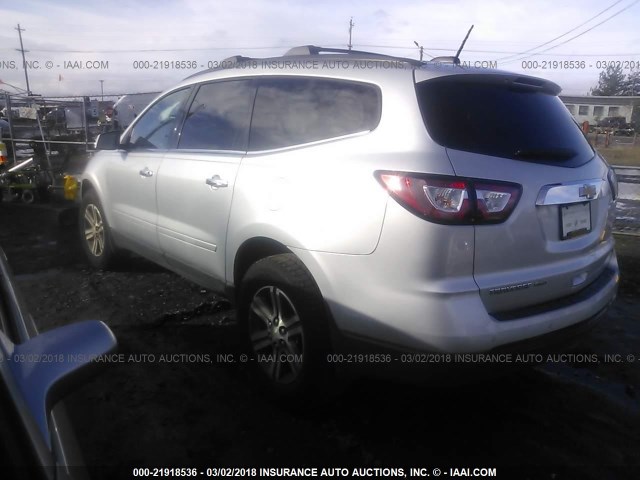 1GNKVGKD4HJ265875 - 2017 CHEVROLET TRAVERSE LT SILVER photo 3