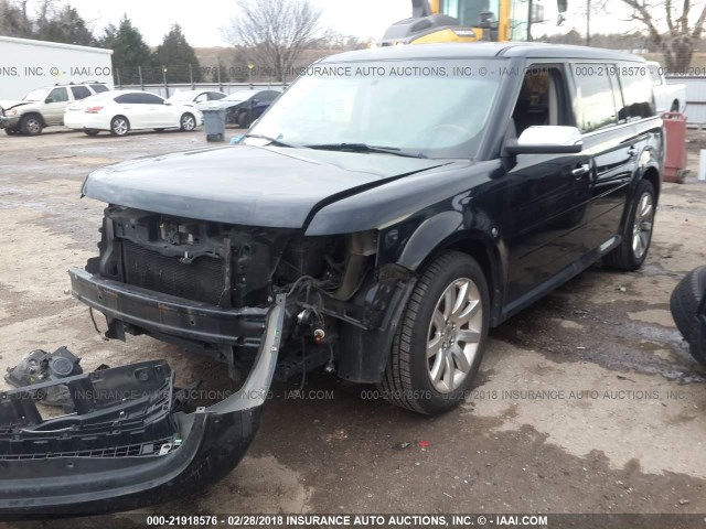 2FMDK53C29BA83971 - 2009 FORD FLEX LIMITED Dark Blue photo 2