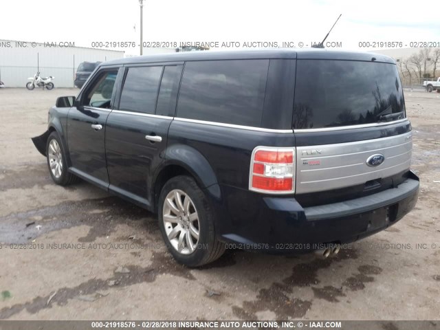 2FMDK53C29BA83971 - 2009 FORD FLEX LIMITED Dark Blue photo 3