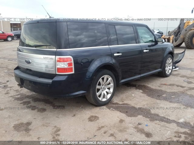 2FMDK53C29BA83971 - 2009 FORD FLEX LIMITED Dark Blue photo 4