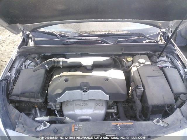1G11A5SL4FF325352 - 2015 CHEVROLET MALIBU LS ვერცხლისფერი ფოტო 10
