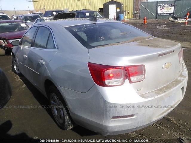1G11A5SL4FF325352 - 2015 CHEVROLET MALIBU LS ვერცხლისფერი ფოტო 3