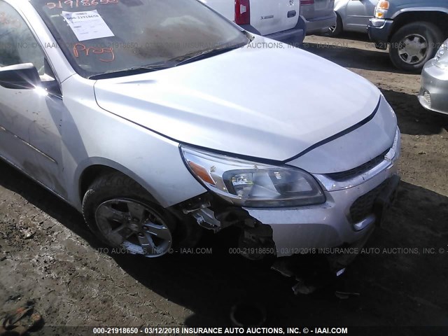 1G11A5SL4FF325352 - 2015 CHEVROLET MALIBU LS ვერცხლისფერი ფოტო 6