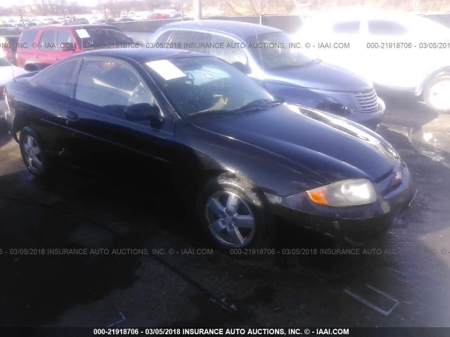 1G1JF12F737204776 - 2003 CHEVROLET CAVALIER LS BLACK photo 1