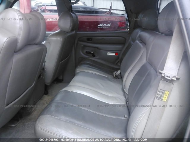 1GKEK63U72J122096 - 2002 GMC DENALI SILVER photo 8