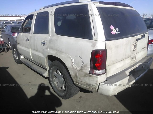 1GYEK63N12R155594 - 2002 CADILLAC ESCALADE LUXURY WHITE photo 3