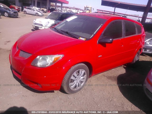 5Y2SL62824Z441975 - 2004 PONTIAC VIBE RED photo 2