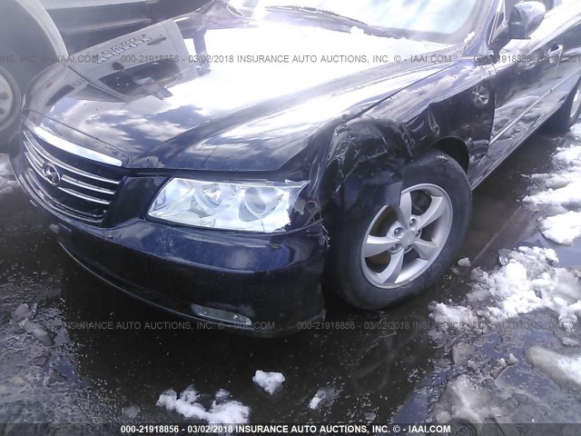 KMHFC46FX7A181046 - 2007 HYUNDAI AZERA SE/LIMITED BLACK photo 6