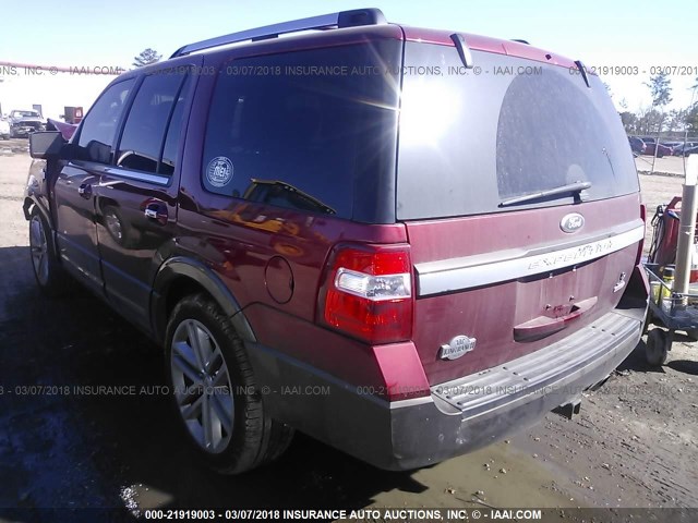 1FMJU1HT8FEF36425 - 2015 FORD EXPEDITION XLT/KING RANCH RED photo 3