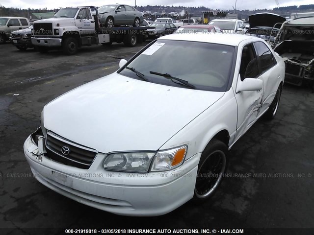4T1BG22K81U763243 - 2001 TOYOTA CAMRY CE/LE/XLE WHITE photo 2