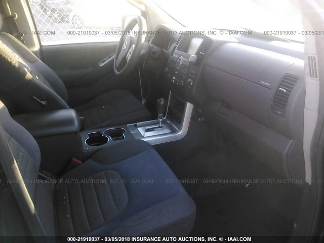 5N1AR18U18C666930 - 2008 NISSAN PATHFINDER S/LE/SE BLACK photo 5