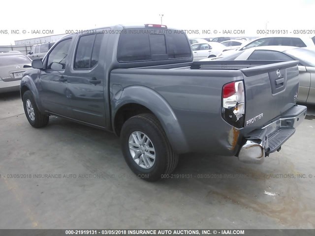 1N6DD0ER3HN760366 - 2017 NISSAN FRONTIER S/SV/SL/PRO-4X GRAY photo 3