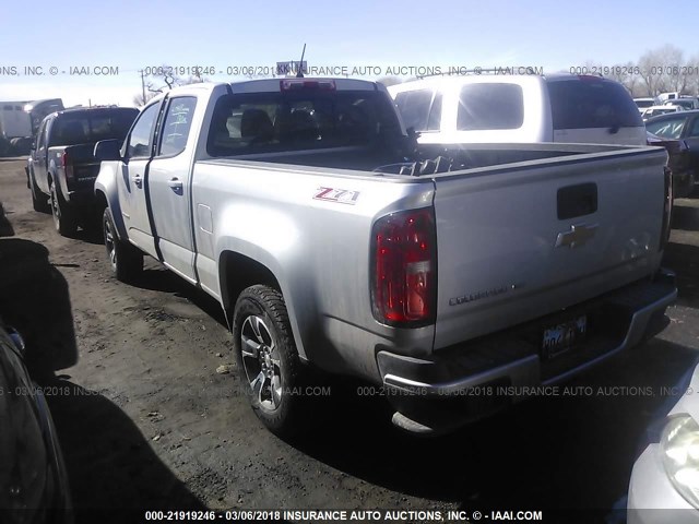 1GCGTDEN7H1244154 - 2017 CHEVROLET COLORADO Z71 SILVER photo 3