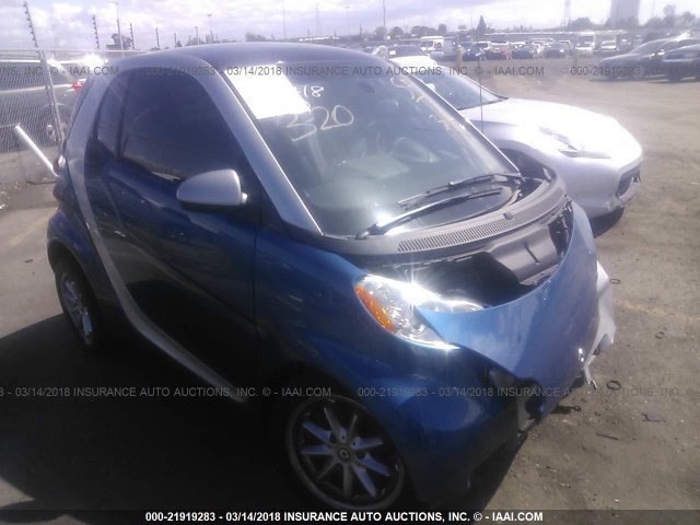 WMEEJ31X78K187562 - 2008 SMART FORTWO PURE/PASSION SILVER photo 1