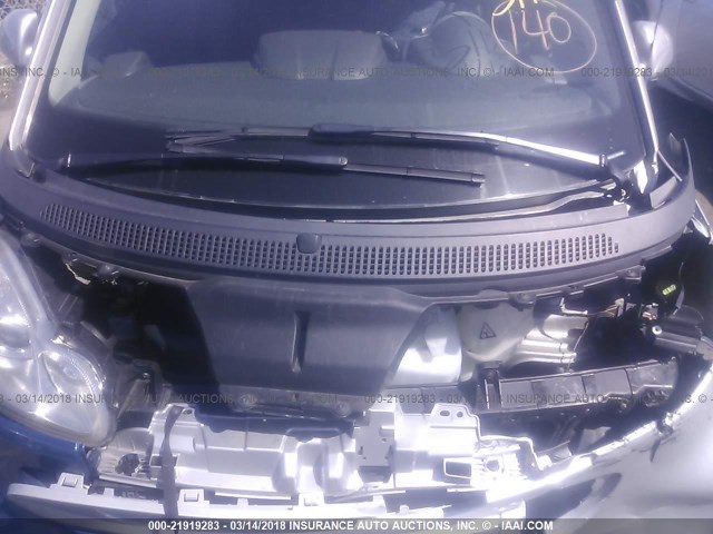 WMEEJ31X78K187562 - 2008 SMART FORTWO PURE/PASSION SILVER photo 10