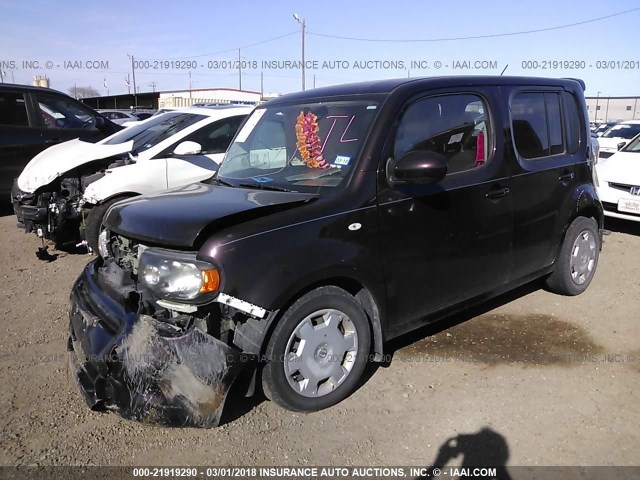 JN8AZ2KR5DT300577 - 2013 NISSAN CUBE S/SL BROWN photo 2