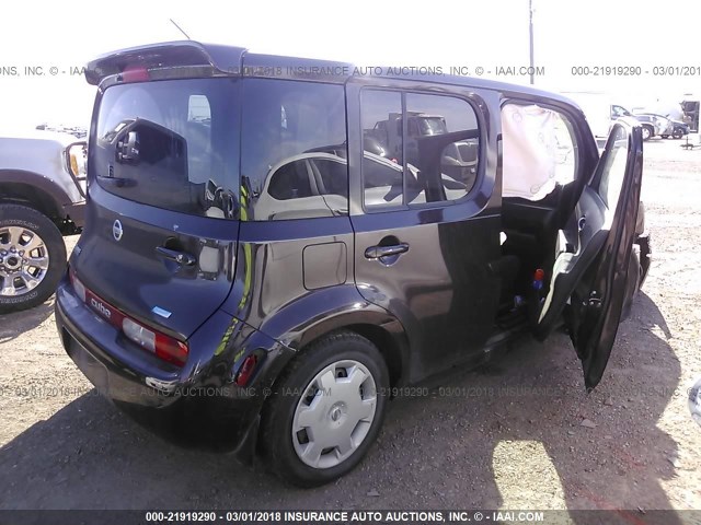 JN8AZ2KR5DT300577 - 2013 NISSAN CUBE S/SL BROWN photo 4