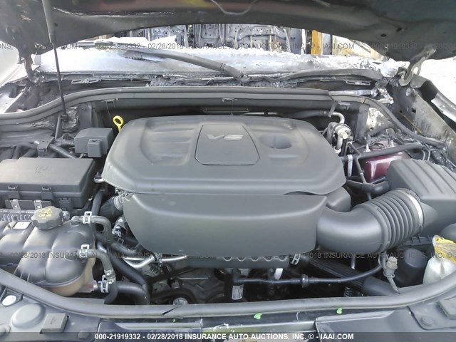 1C4RDHAG4HC680839 - 2017 DODGE DURANGO SXT BURGUNDY photo 10