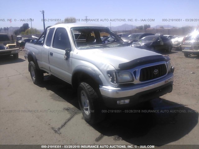 5TESN92N23Z233700 - 2003 TOYOTA TACOMA XTRACAB PRERUNNER SILVER photo 1