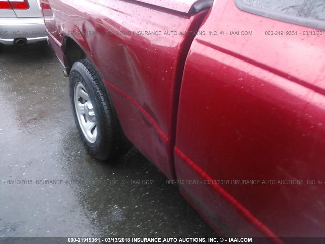 1FTYR14U44PB35992 - 2004 FORD RANGER SUPER CAB RED photo 6