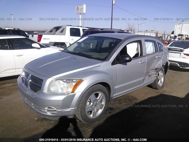 1B3HB48A29D259372 - 2009 DODGE CALIBER SXT SILVER photo 2