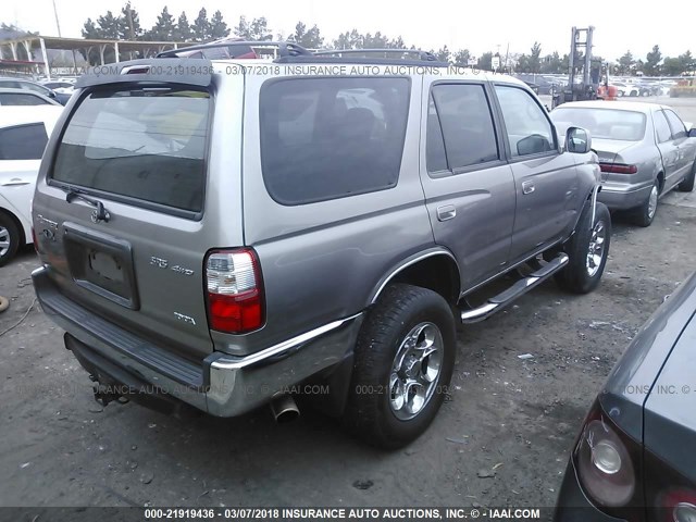 JT3HN86R410342999 - 2001 TOYOTA 4RUNNER SR5 TAN photo 4