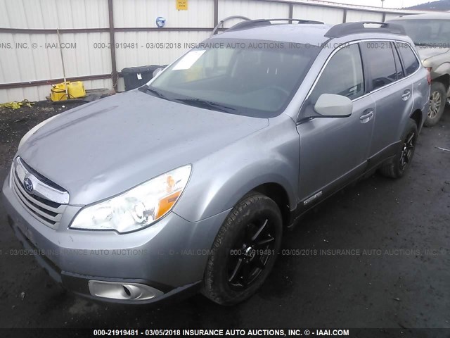 4S4BRBFC0A3372820 - 2010 SUBARU OUTBACK 2.5I PREMIUM GRAY photo 2