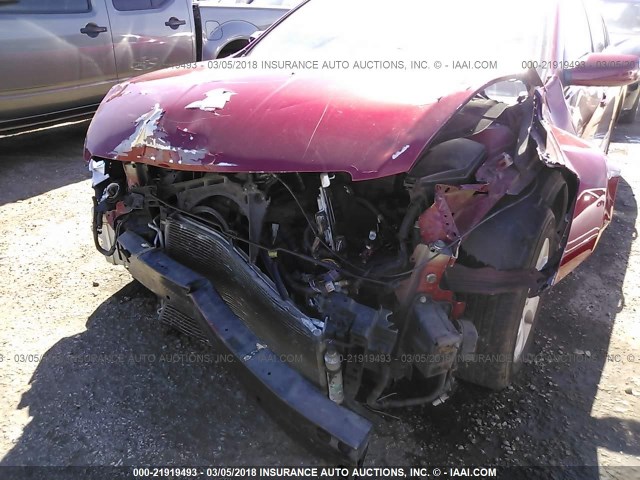 1N4AL21E08N423103 - 2008 NISSAN ALTIMA 2.5/2.5S RED photo 6