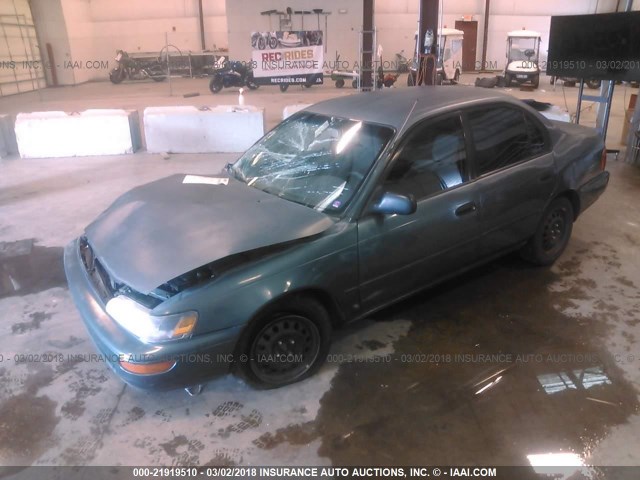 1NXAE09B9SZ320502 - 1995 TOYOTA COROLLA LE/DX მწვანე ფოტო 2