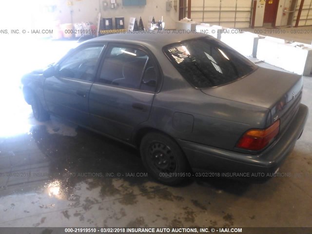 1NXAE09B9SZ320502 - 1995 TOYOTA COROLLA LE/DX მწვანე ფოტო 3