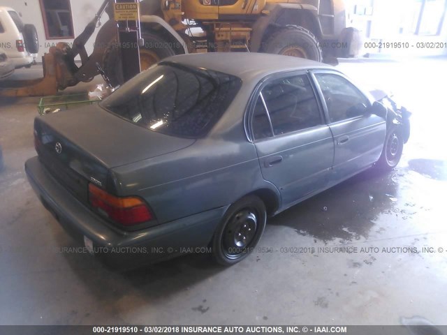 1NXAE09B9SZ320502 - 1995 TOYOTA COROLLA LE/DX მწვანე ფოტო 4