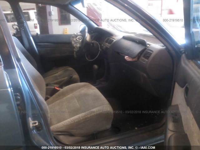 1NXAE09B9SZ320502 - 1995 TOYOTA COROLLA LE/DX მწვანე ფოტო 5