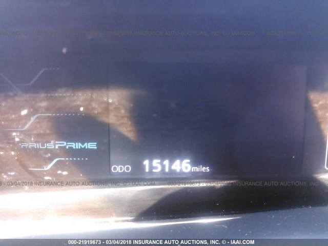 JTDKARFP8H3000837 - 2017 TOYOTA PRIUS PRIME  银色 照片 7