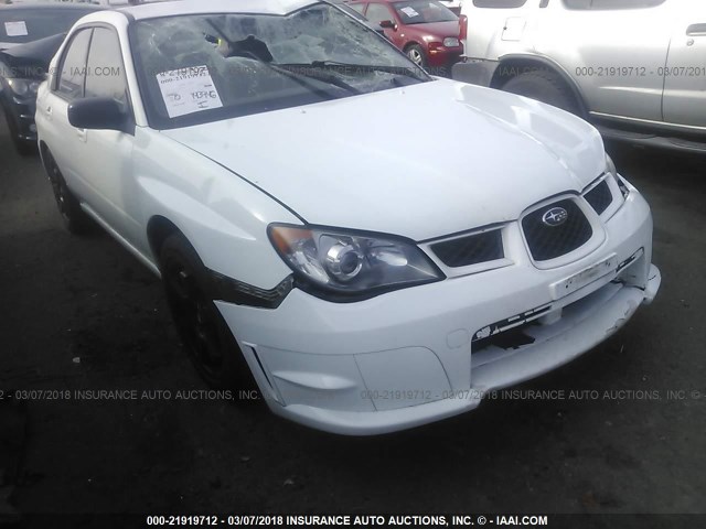 JF1GD67686G521277 - 2006 SUBARU IMPREZA 2.5I WHITE photo 1