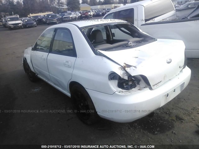 JF1GD67686G521277 - 2006 SUBARU IMPREZA 2.5I WHITE photo 3